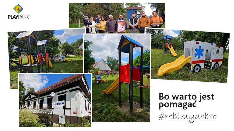 Od huśtawki wszystko się zaczyna - Plac zabaw dla Ośrodka Leczenia Monar