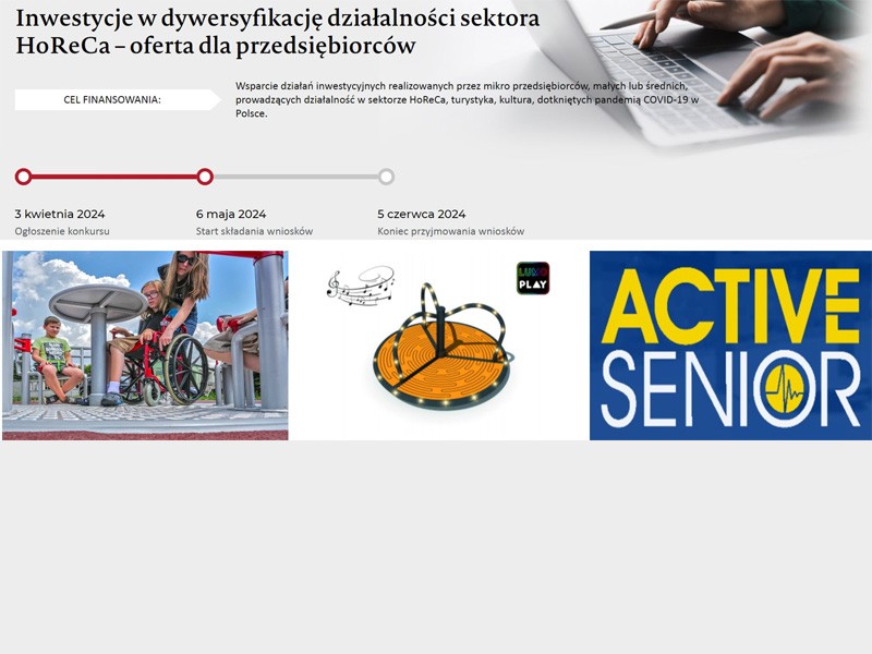Plac zabaw w ramach dotacji dla sektora HoReCa