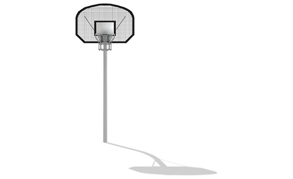 Plac zabaw Kosz do koszykówki amerykańskiej z tablicą kratownicową PLAY-PARK
