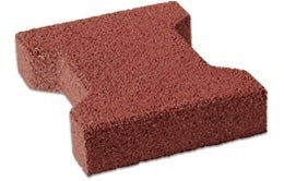 PLAY-PARK - FLEXI-STEP elastyczna kostka twarda podwójne T 200x160x43mm
