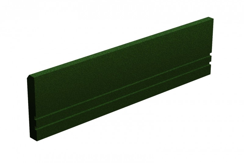 Elastyczny krawężnik 1000 x 250 x 50 mm - zielony