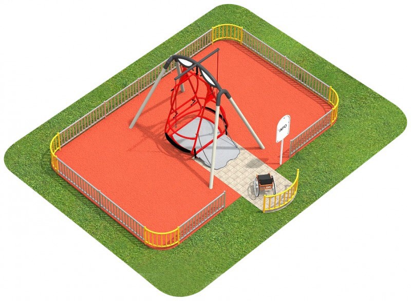 Plac zabaw Huśtawka integracyjna Saturn PLAY-PARK