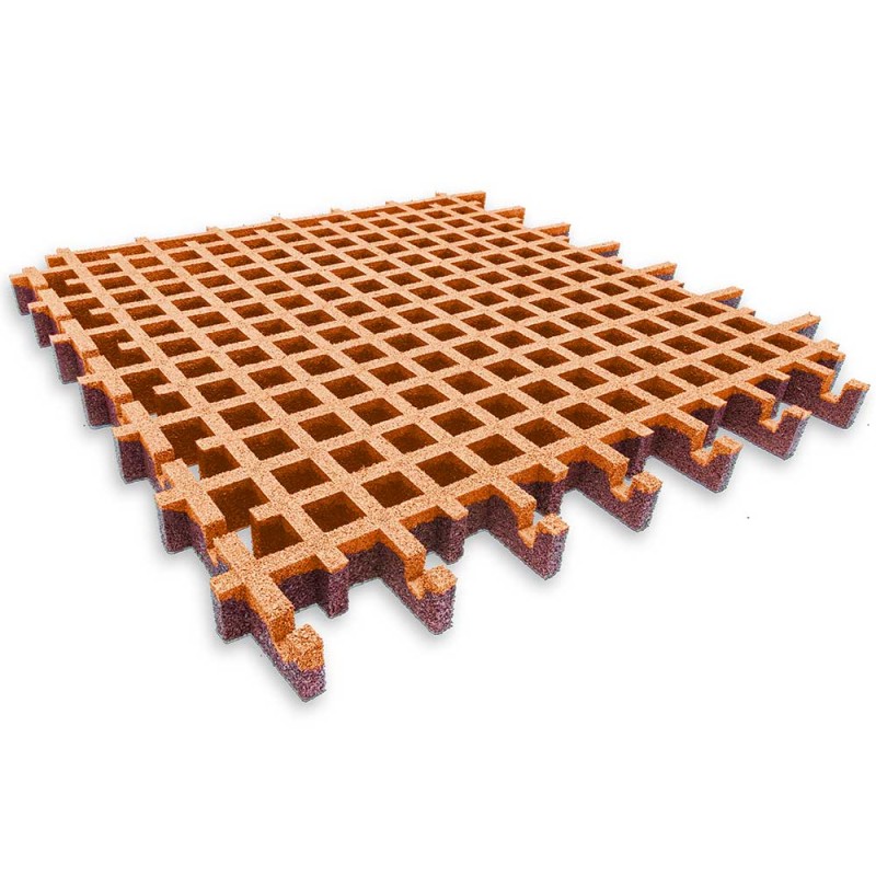 Plac zabaw FLEXI-STEP Bezpieczna Kratka EPDM 65 mm, HIC = 2,1 m PLAY-PARK