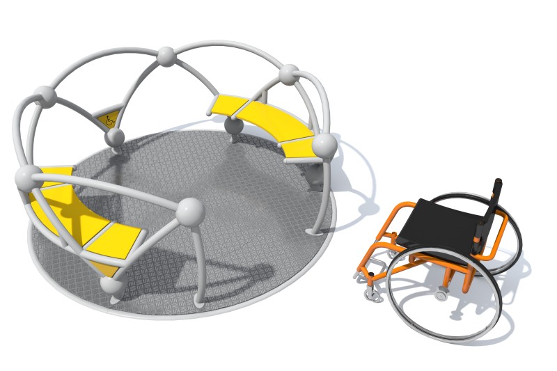 Plac zabaw Karuzela integracyjna Atomic PLAY-PARK