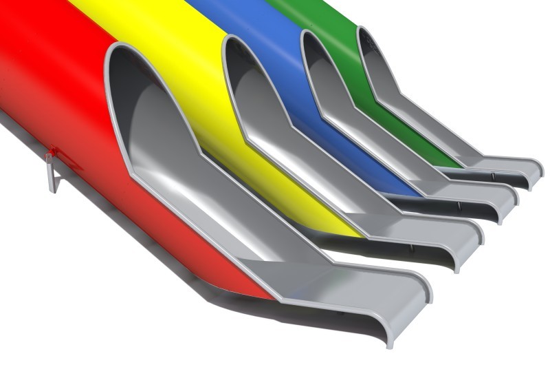 Plac zabaw Zjeżdżalnia tubowa TUBO H2750 PLAY-PARK