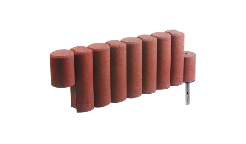 Plac zabaw FLEXI-STEP palisada 1000 (9-elementowa) z mocowaniem 1150x150x400mm PLAY-PARK