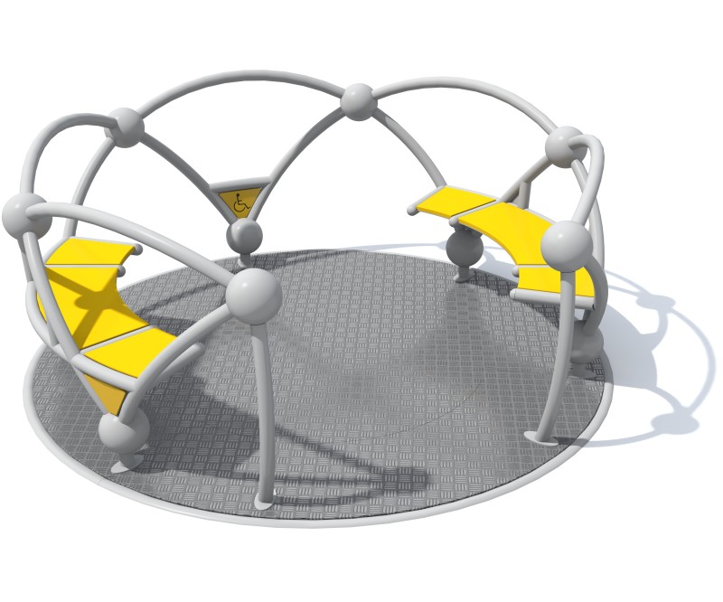 Plac zabaw Karuzela integracyjna Atomic PLAY-PARK