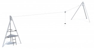 PLAY-PARK - Zjazd linowy Aspen 20 m