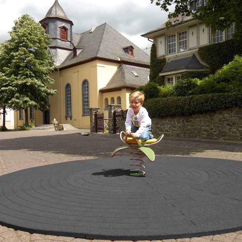 Plac zabaw FLEXI-STEP Kołnierz duży HIC = 1,0 m PLAY-PARK