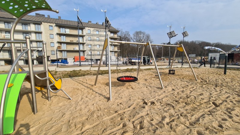 Plac zabaw Huśtawka wahadłowa Kombino 3 PLAY-PARK