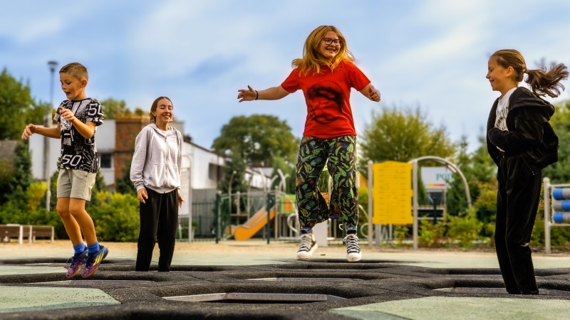 Plac zabaw Trampolina Hexo 1 PLAY-PARK