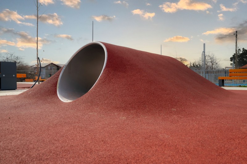 Plac zabaw Tunel skarpowy TUNELO 300 - skos PLAY-PARK