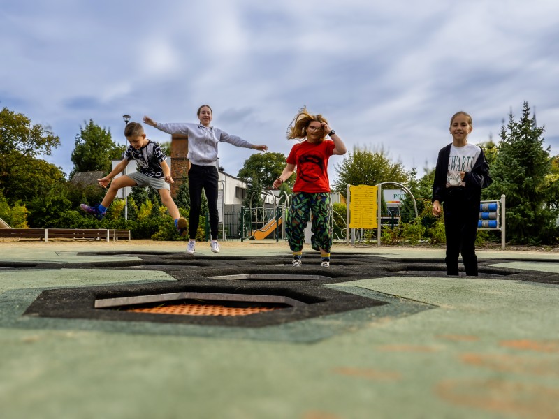 Plac zabaw Trampolina Hexo 13A PLAY-PARK