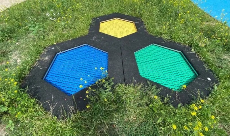 Plac zabaw Trampolina Hexo 3B PLAY-PARK
