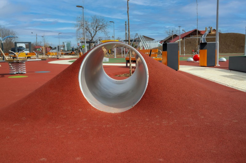 Plac zabaw Tunel skarpowy TUNELO 300 - skos PLAY-PARK