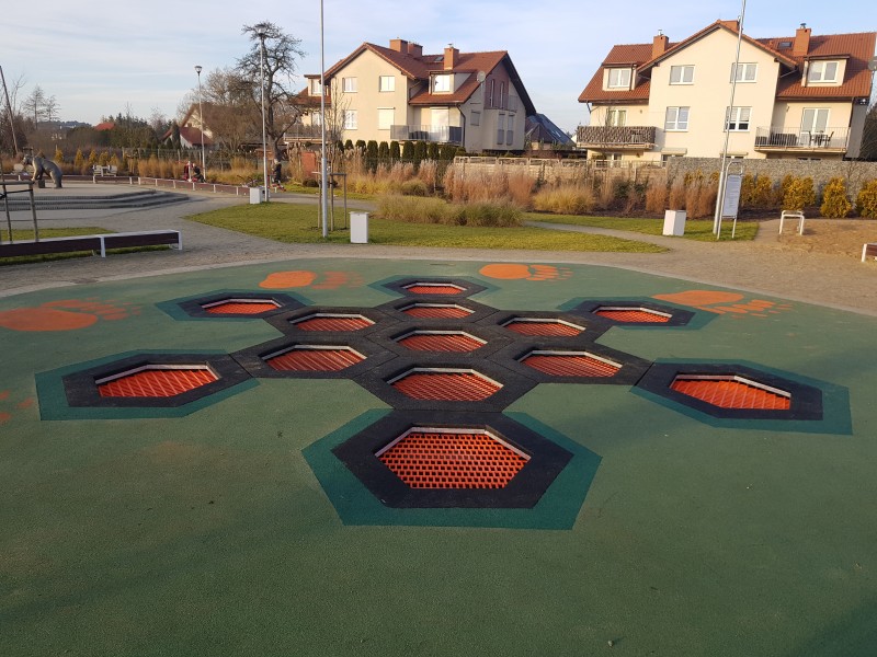 Plac zabaw Trampolina Hexo 13A PLAY-PARK