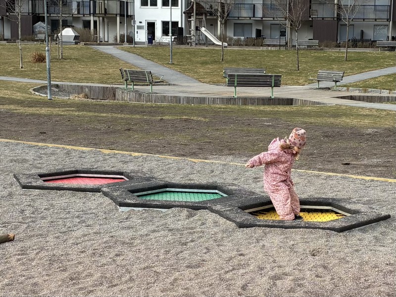 Plac zabaw Trampolina Hexo 3A PLAY-PARK
