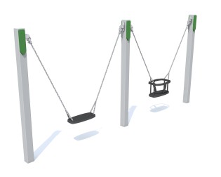 PLAY-PARK - Huśtawka wahadłowa SUNON 2BS