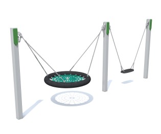 PLAY-PARK - Huśtawka wahadłowa SUNON 2NS