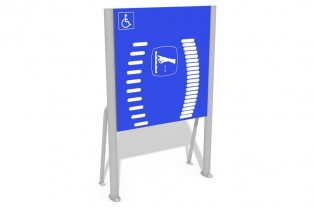 PLAY-PARK - Tablica z drabinkami - wersja dla osób na wózkach