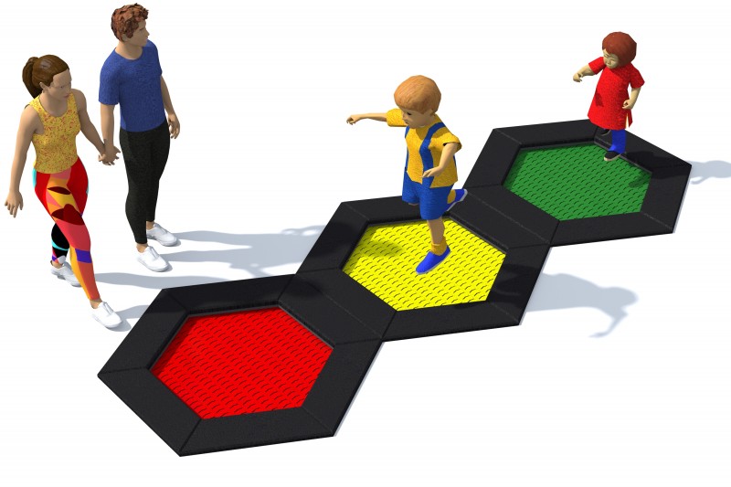 Plac zabaw Trampolina Hexo 3A PLAY-PARK