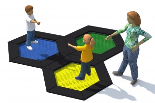 PLAY-PARK - Trampolina Hexo 3B