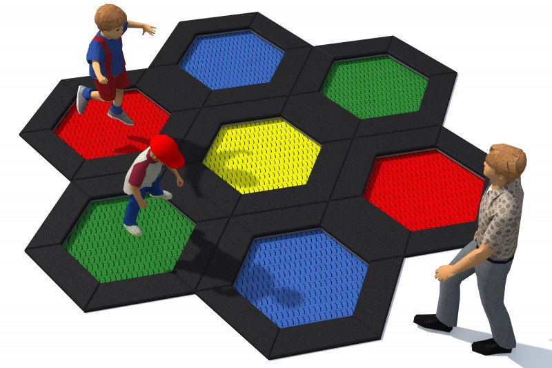 Plac zabaw Trampolina Hexo 7A PLAY-PARK