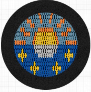 PLAY-PARK - Trampolina Rado 175 NIEBO