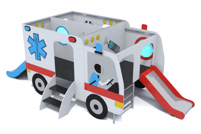 Domek dla dzieci do ogrodu Zestaw Ambulans 3 (H)