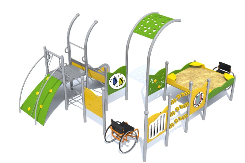 Plac zabaw Zestaw integracyjny Dometo-I 1-1  PLAY-PARK