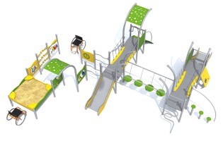 PLAY-PARK - Zestaw  integracyjny Dometo-I 4-1