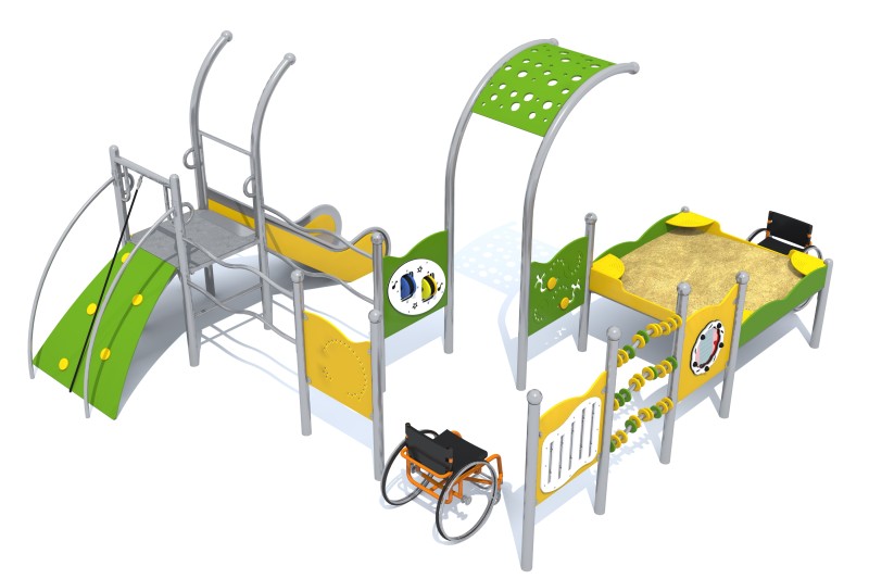 Plac zabaw Zestaw integracyjny Dometo-I 1-1  PLAY-PARK