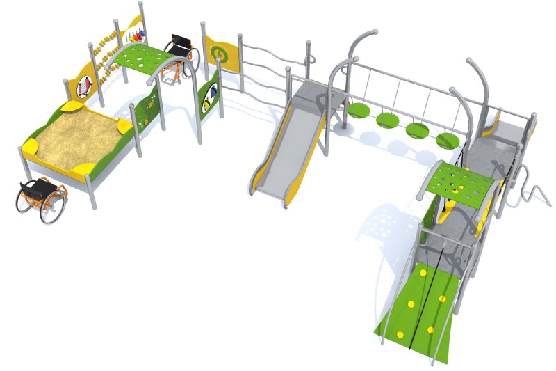 Plac zabaw Zestaw integracyjny Dometo-I 3-1 PLAY-PARK