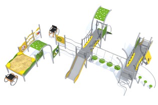 PLAY-PARK - Zestaw  integracyjny Dometo-I 4-1