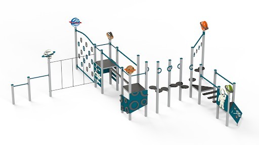 Plac zabaw Zestaw Kosmiczna ścieżka PLAY-PARK