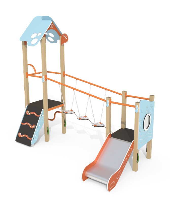 Plac zabaw Zestaw Ludo Ocean 2-1 PLAY-PARK
