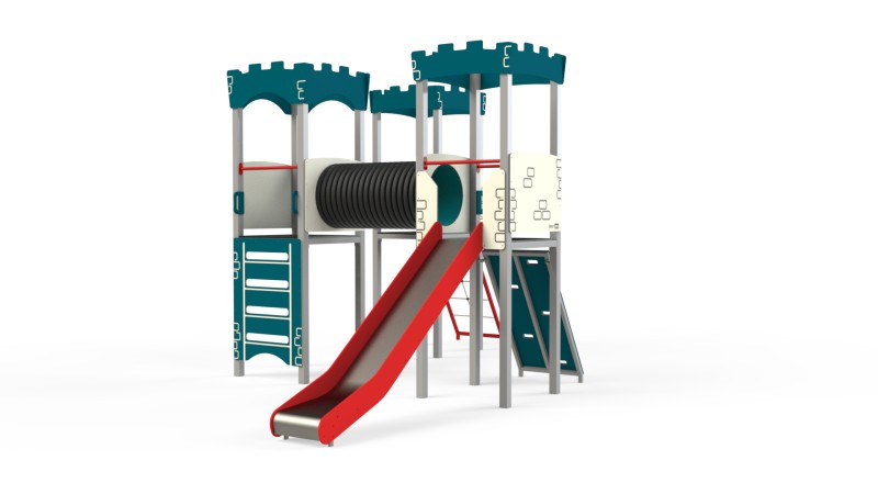 Plac zabaw Zestaw Trzy wieże zamkowe PLAY-PARK