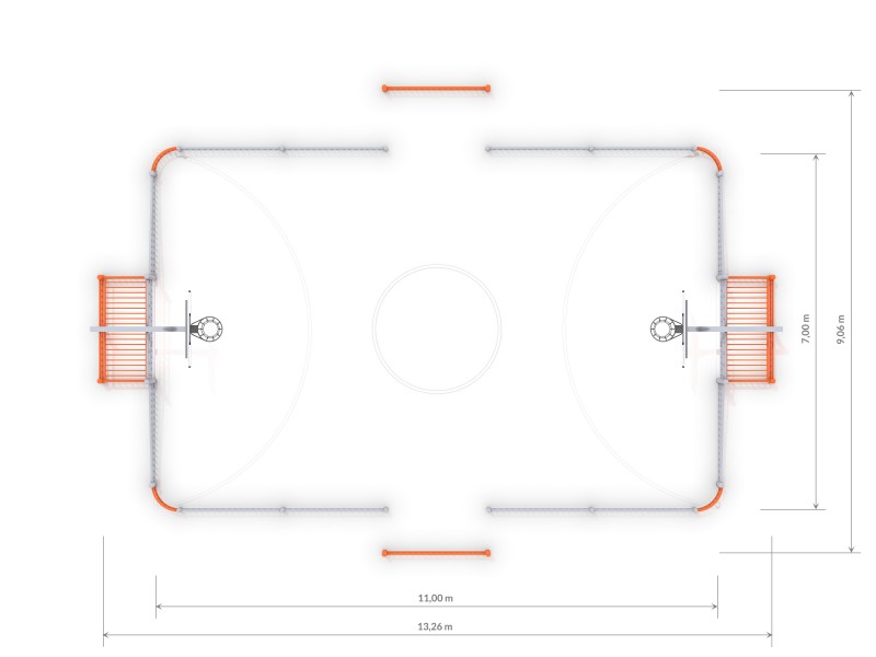 Plac zabaw ARENA 1 (11x7m) PLAY-PARK