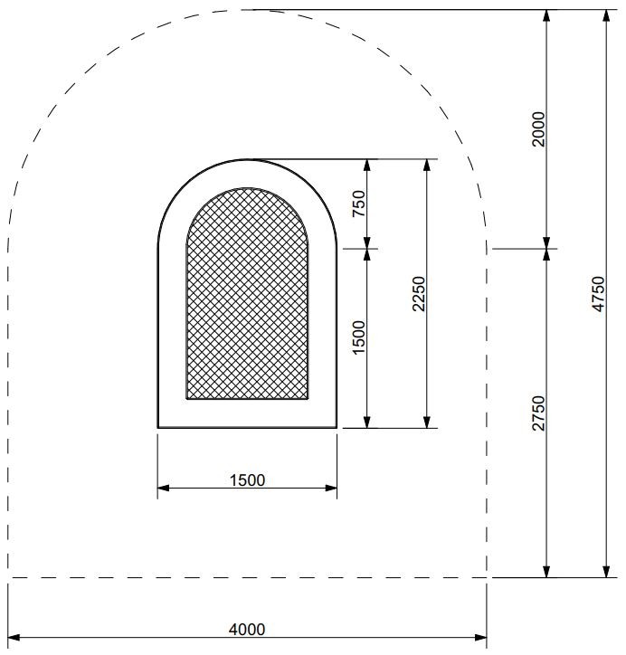 Plac zabaw Trampolina Junto 150 x 225 WP PLAY-PARK