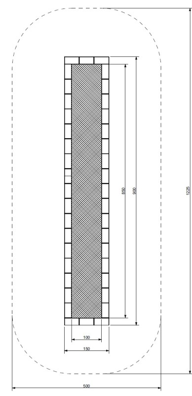 Plac zabaw Trampolina Orta 150 x 900 PLAY-PARK