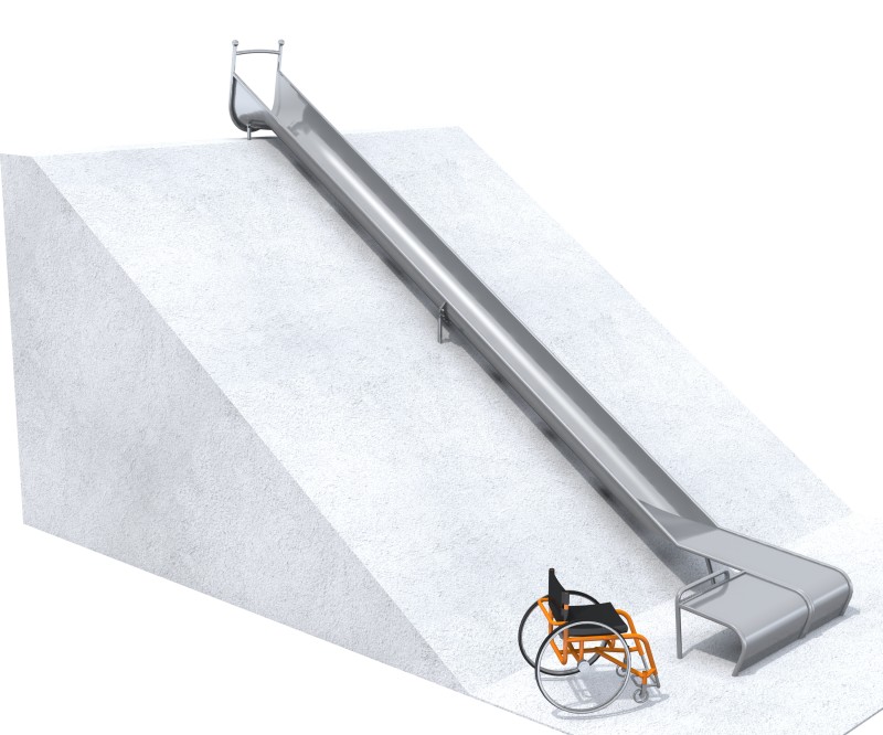 Plac zabaw Zjeżdżalnia integracyjna GLITI H3100 PLAY-PARK