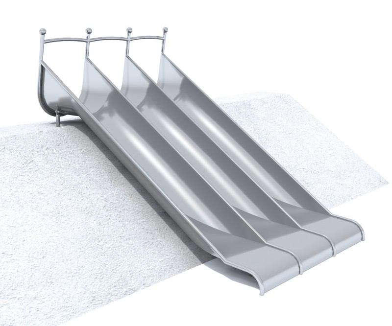 Plac zabaw Zjeżdżalnia skarpowa GLITI RACE H1000 PLAY-PARK