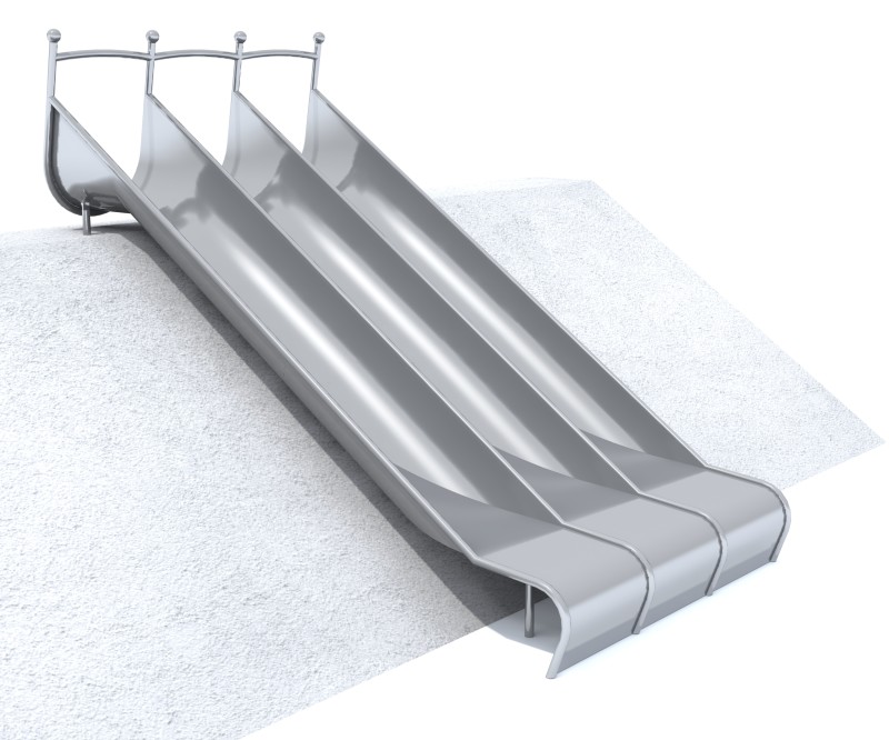 Plac zabaw Zjeżdżalnia skarpowa GLITI RACE H1350 PLAY-PARK