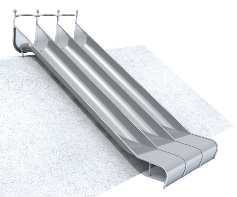 Plac zabaw Zjeżdżalnia skarpowa GLITI RACE H1700 PLAY-PARK