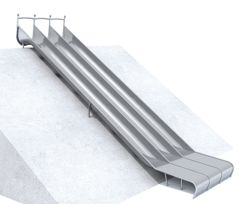Plac zabaw Zjeżdżalnia skarpowa GLITI RACE H2750 PLAY-PARK