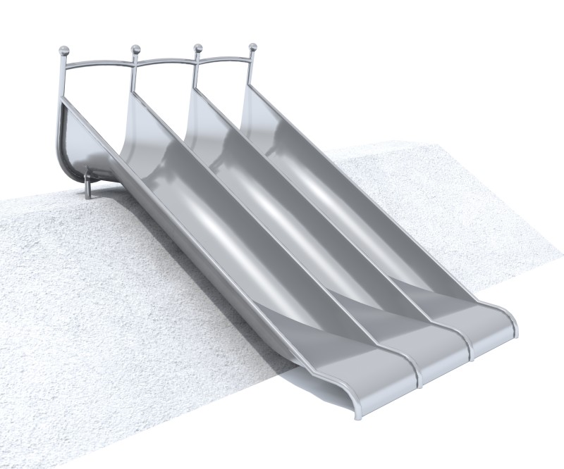 Plac zabaw Zjeżdżalnia skarpowa GLITI RACE H825 PLAY-PARK