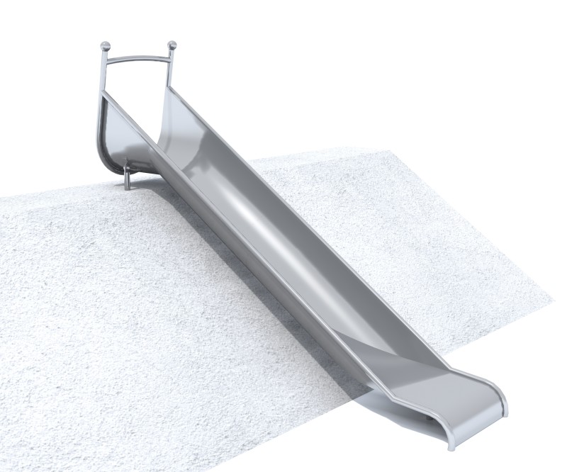 Plac zabaw Zjeżdżalnia skarpowa wąska GLITI H1000 PLAY-PARK