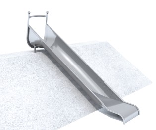 PLAY-PARK - Zjeżdżalnia skarpowa wąska GLITI H1000