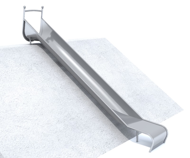 Plac zabaw Zjeżdżalnia skarpowa wąska GLITI H1700 PLAY-PARK