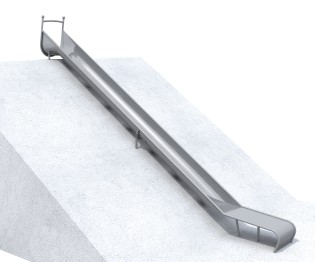 PLAY-PARK - Zjeżdżalnia skarpowa wąska GLITI H2750